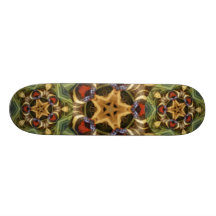Mandala de la piel de serpiente - monopatín