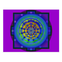 Mandala de OM (AUM) Yantra Postal
