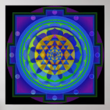 Mandala de OM Yantra Impresiones