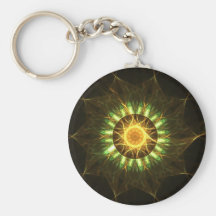 Mandala de oro llavero