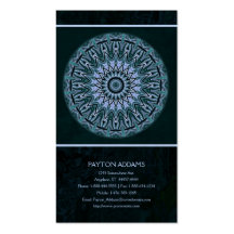 Mandala de Permascope - tarjeta de visita vertical
