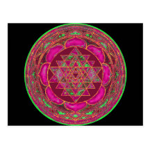 Mandala de Sri Lakshmi Yantra Postal