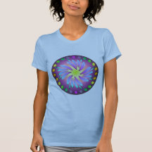 Mandala. deisgned sumi-E espiral Camiseta
