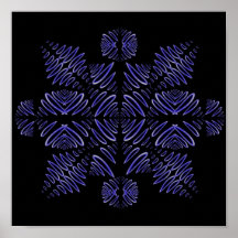 Mandala del vórtice poster