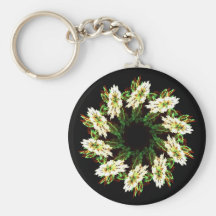 Mandala floral llaveros