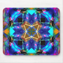 Mandala geométrica colorida alfombrillas de raton 