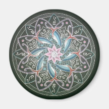 Mandala in den Tiefen des Meeres Magnets