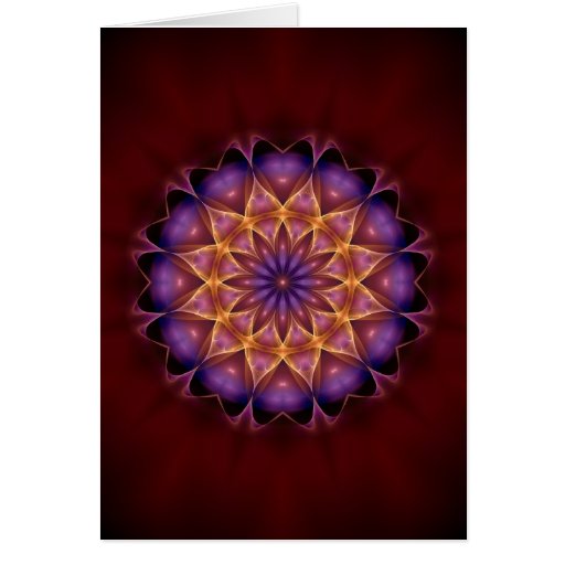 Mandala Kalakupua 1 Grußkarte