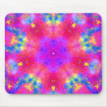 "Mandala magenta y azul" Mousepad Tapete De Ratón