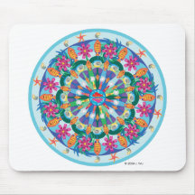 Mandala Mousepad de Piscis