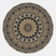 Mandala Pegatina Redonda