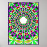 mandala psicodélica poster