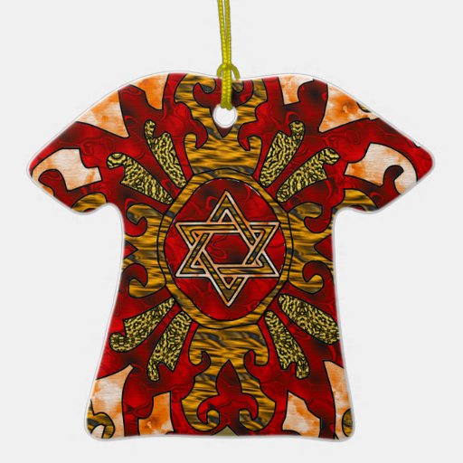 Mandala roja de Jánuca Ornamentos De Reyes