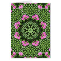 Mandala rosada acodada de Lotus tarjetas
