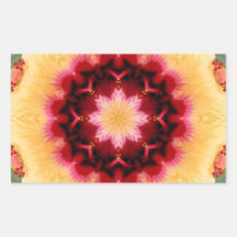 Mandala tropical etiquetas  