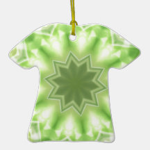 Mandala verde frondosa ornamento para reyes magos