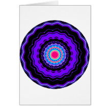 Mandalas de Digitaces Tarjeta