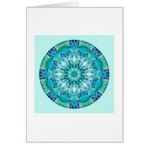 Mandalas de la confianza profunda, no. 3, tarjeta