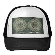 Mandalas de la yuca en modelo verde gorros  