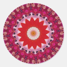 Mandalas Pegatina Redonda