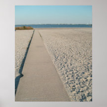 manera del paseo de la playa posters