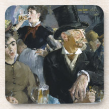 Manet: El Café-Concierto, Posavasos