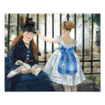Manet la impresión ferroviaria arte fotográfico