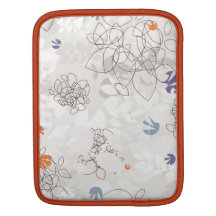 Manga abstracta botánica del carrito fundas para iPads
