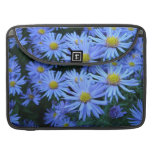 Manga azul de la flor funda para macbooks