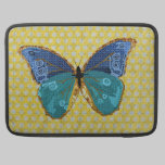 Manga azul de Mac Book de la mariposa de Boho fundas macbook