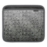 Manga blanco y negro abstracta elegante fresca fundas para iPads