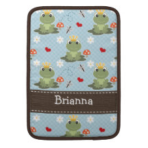 Manga de aire de MacBook de la rana de príncipe el Funda Para Macbook Air