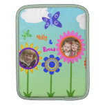 Manga de encargo del carrito del jardín de flores  fundas para iPads