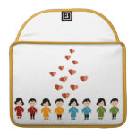 Manga de la aleta del carrito de los NIÑOS Funda Macbook Pro