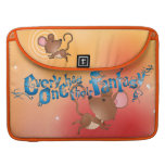 Manga de la aleta del carrito del libro de la fant fundas macbook pro