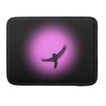 Manga de Mac Book del pájaro surrealista en vuelo  Fundas Para Macbooks