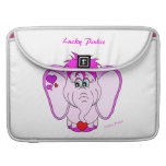 Manga de Macbook del meñique afortunado lindo favo Funda Para Macbook Pro