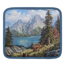 manga del iPad - corriente de la montaña personali Funda Para iPads