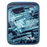 Manga del iPad del ala de la estrella azul Fundas MacBook