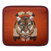 Manga del iPad del escudo del puma Funda Para iPads