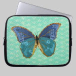 Manga del ordenador de la mariposa de Boho fundas de portátil