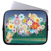 Manga del ordenador portátil de la decoración 14 d fundas portátiles