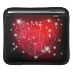 Manga eléctrica del carrito del iPad del amor Funda Para iPads