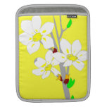 Manga floral del carrito funda para iPads