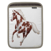 Manga galopante del carrito del caballo de la pint fundas para iPads