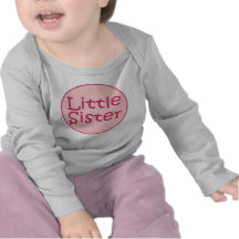Manga larga de la pequeña hermana camisetas