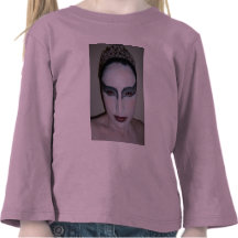 Manga larga del niño del cisne negro de Jacqui B Camiseta