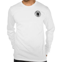 Mangas compridas de American Apparel (justa) Camisetas