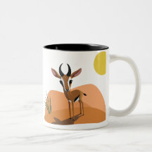 Mango el Gazelle Tazas