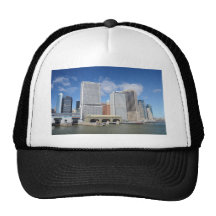 Manhattan vio del agua gorros bordados